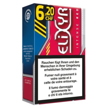 Elixyr Red Rot Intense Zigaretten kaufen Schweiz online Shop