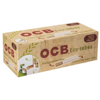OCB ECO Tubes Zigaretten Hülsen zum stopfen umweltfreundlich biologisch kaufen online Shop Schweiz günstig