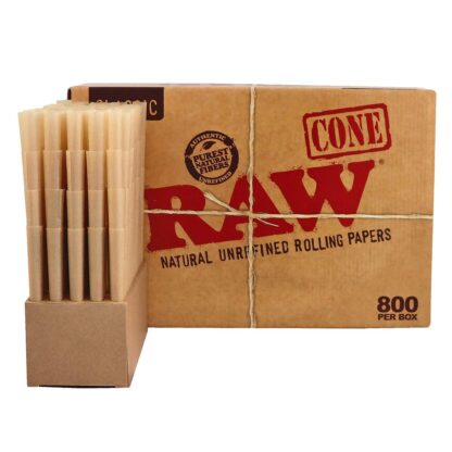 RAW Cones unbleched ungebleicht Cones 800 Stück Box kaufen günstig Online Shop Schweiz