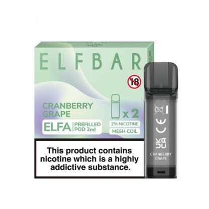 ELFA Elf Bar Ersatz Kartusche für Pod Cranberry Grape kaufen online Shop Schweiz